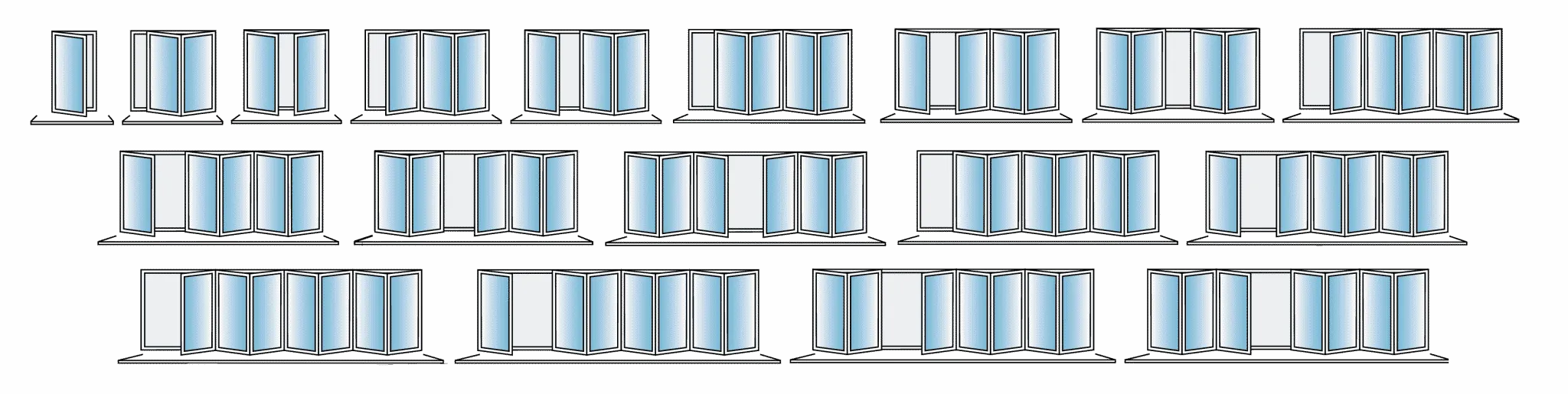 Bifold Configurations for Visofold and Origin Basingstoke