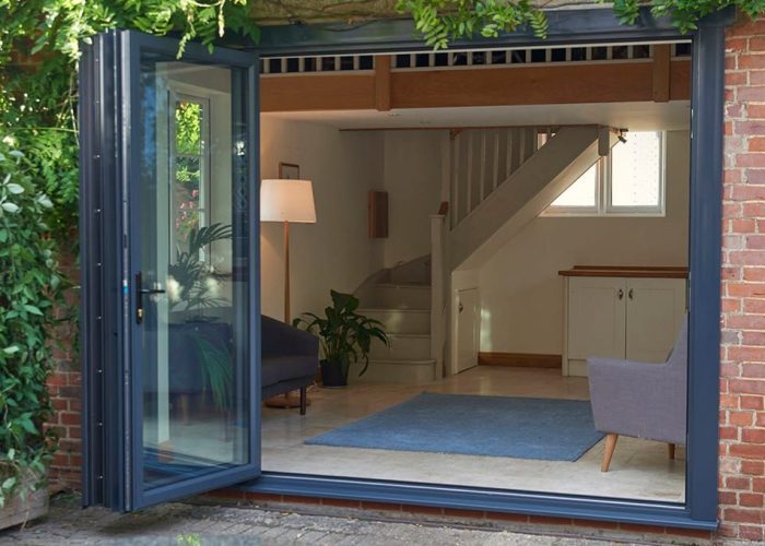 Modern Visofold Bifold Doors in Hampshire home